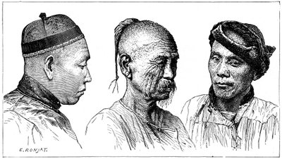 Chinese Portraits by Etienne Antoine Eugene Ronjat