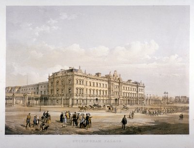 Buckingham Palace, London, 1852 by E Walker