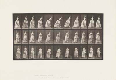 Courtseying, 1885 by Eadweard Muybridge