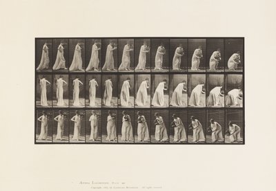 Carrying and Stooping with Vase by Eadweard Muybridge