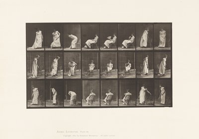 Sitting Down, Rising, etc. by Eadweard Muybridge