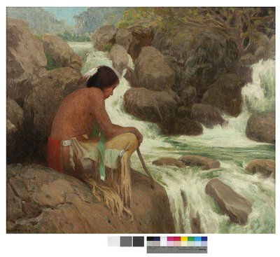 Hondo Falls by Eanger Irving Couse