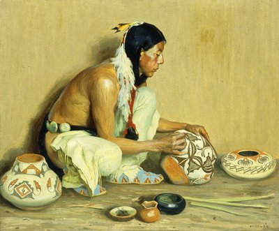 The Pottery Maker by Eanger Irving Couse
