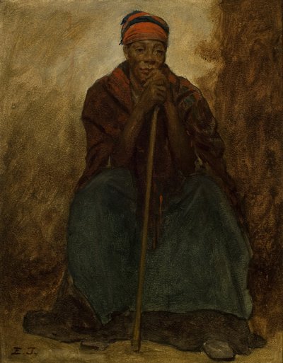 Dinah, Portrait of a Black Woman by Eastman Johnson