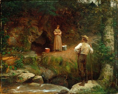 Early Lovers by Eastman Johnson