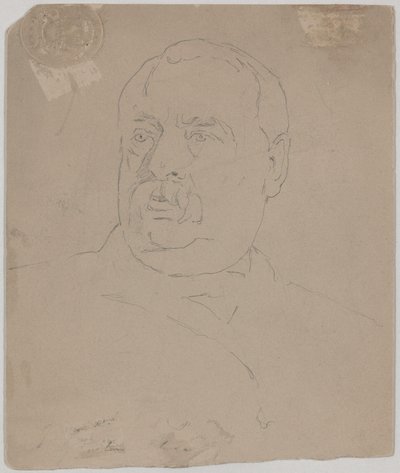 Grover Cleveland (verso) by Eastman Johnson