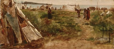 Ojibwe Encampment by Eastman Johnson
