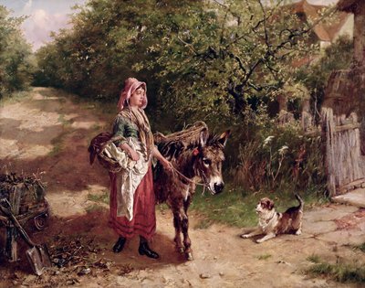 Home from Market by Edgar Bundy