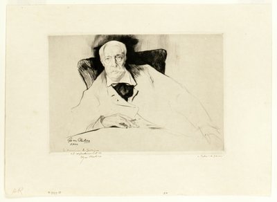 Alfred Stevens by Edgar Chahine