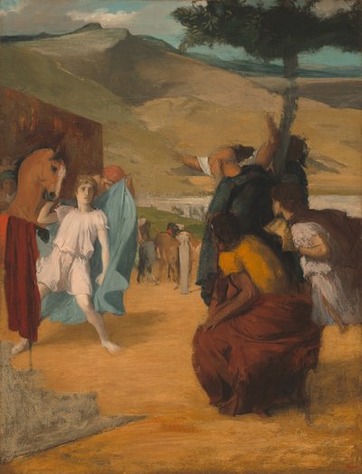 Alexander and Bucephalus, 1861-1862 by Edgar Degas
