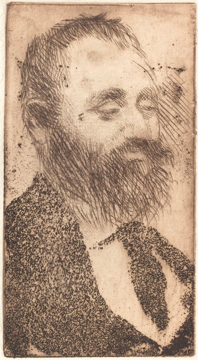 Alphonse Hirsch by Edgar Degas