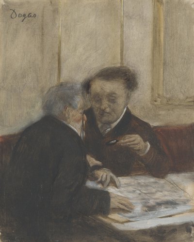 At the Café Châteaudun by Edgar Degas