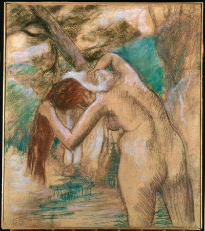 Bather by the Water by Edgar Degas
