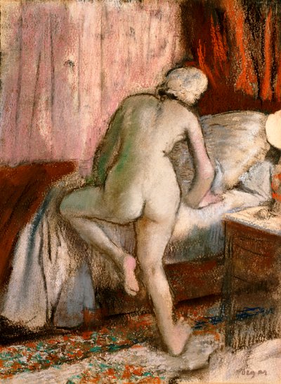 Bedtime by Edgar Degas