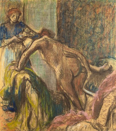 Breakfast after the Bath by Edgar Degas