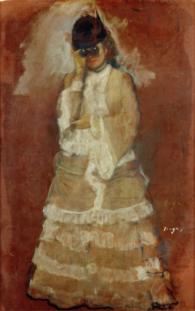 Lady with Binoculars by Edgar Degas