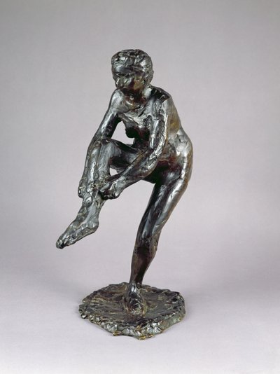 Dancer putting on her Stockings by Edgar Degas
