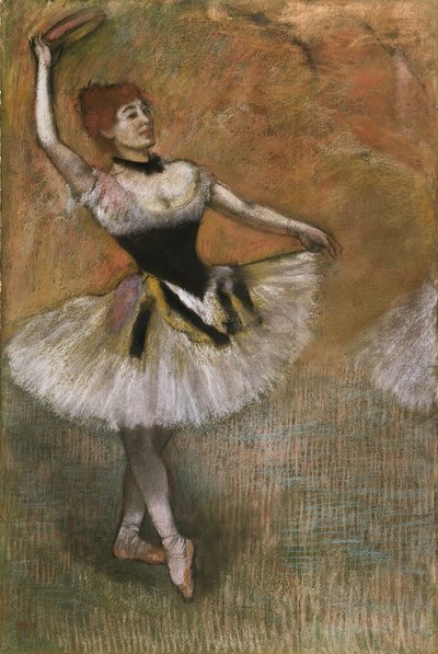 Dancer with Tambourine, c.1882 by Edgar Degas