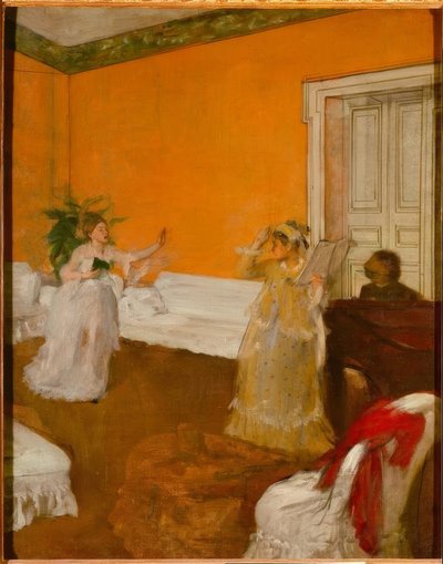 The Singing Lesson by Edgar Degas