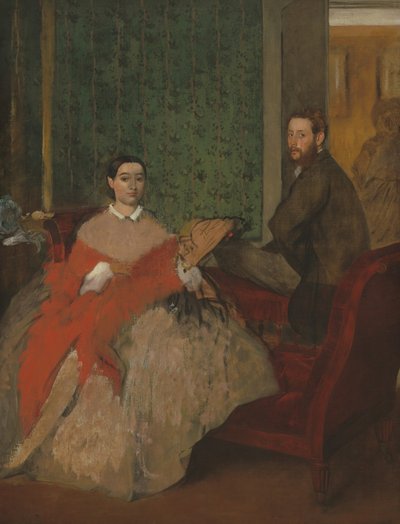 Edmondo and Thérèse Morbilli by Edgar Degas