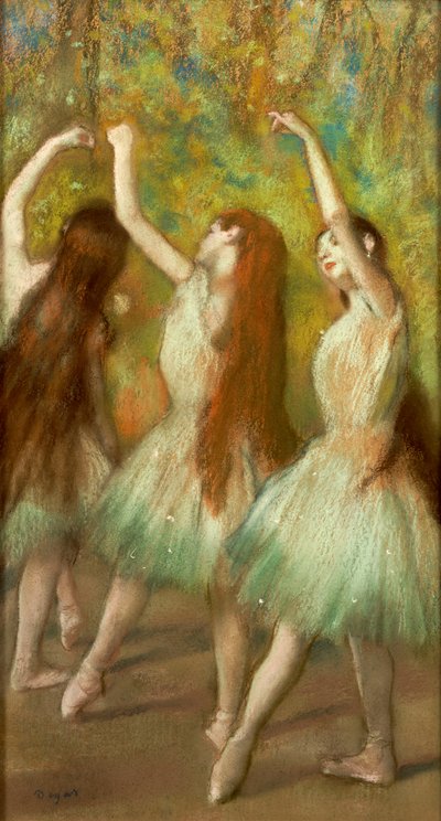 Green Dancers, 1878 by Edgar Degas