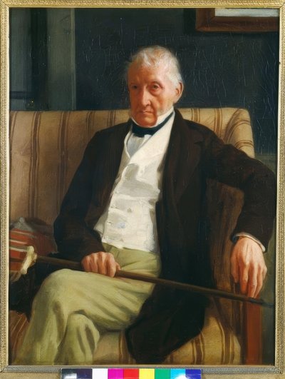 Hilaire Degas, Grandfather of the Artist by Edgar Degas