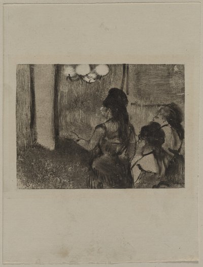 In the Salon by Edgar Degas