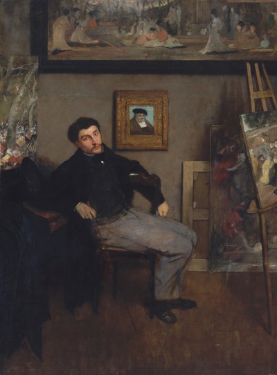 James-Jacques-Joseph Tissot by Edgar Degas