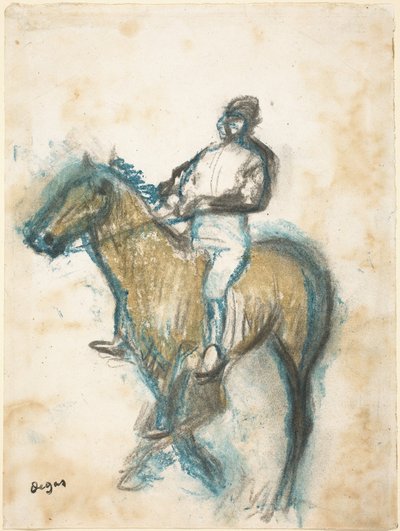 Jockey by Edgar Degas