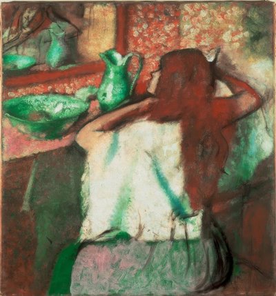 The Hairstyle by Edgar Degas