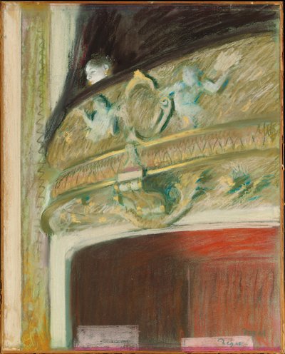 La Loge by Edgar Degas
