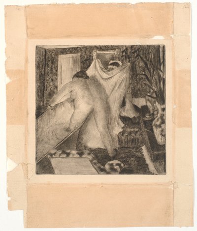 After the Bath by Edgar Degas