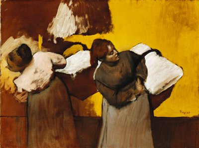 Laundresses by Edgar Degas