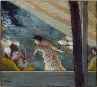 The Café Concert at the Ambassadors by Edgar Degas