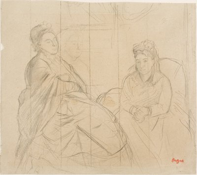 Madame Lisle and Madame Loubens by Edgar Degas