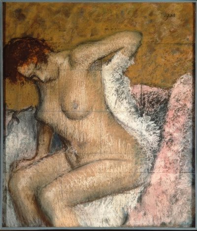 After the Bath by Edgar Degas