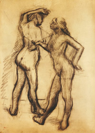 Nude Study by Edgar Degas