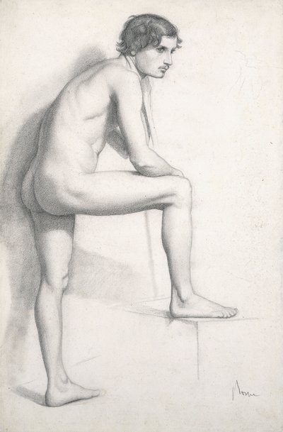 Nude Study by Edgar Degas