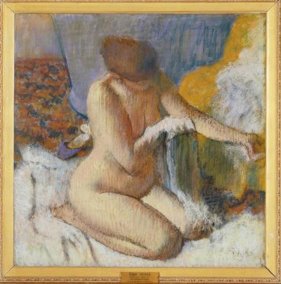 Nude After the Bath by Edgar Degas