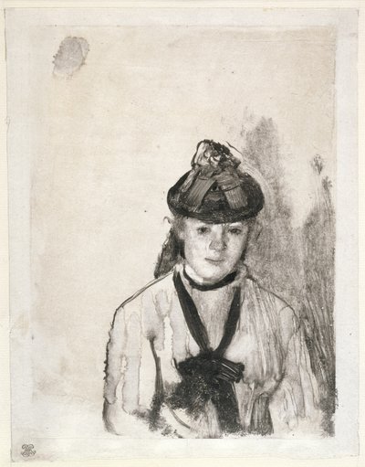 Portrait of Ellen Andrée by Edgar Degas
