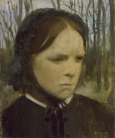 Portrait of Estelle Balfour, 1863-65 by Edgar Degas