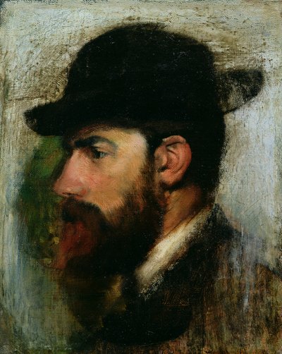 Portrait of Henri Rouart by Edgar Degas
