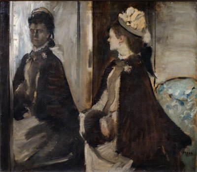 Portrait of Madame Jeantaud by Edgar Degas