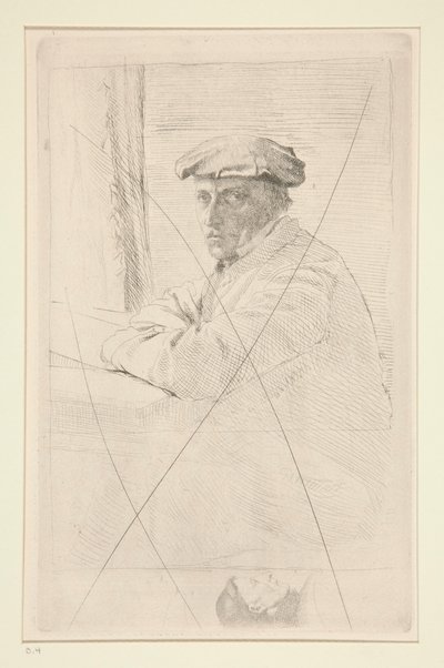 Portrait of the Engraver Joseph Tourny by Edgar Degas