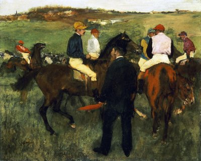 Racehorses by Edgar Degas