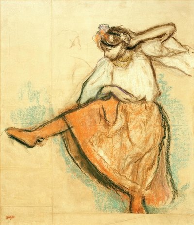 Russian Dancer by Edgar Degas