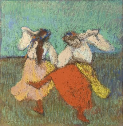 Russian Dancers. Around 1899 by Edgar Degas