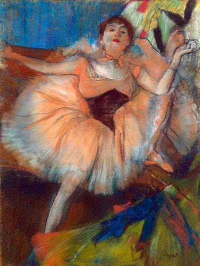 Seated Dancer by Edgar Degas
