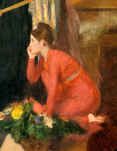 Semiramis Building Babylon (detail), 1860-1862 by Edgar Degas