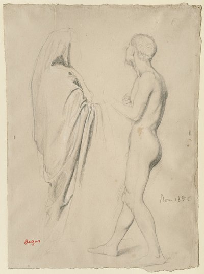 Study for Dante and Virgil by Edgar Degas